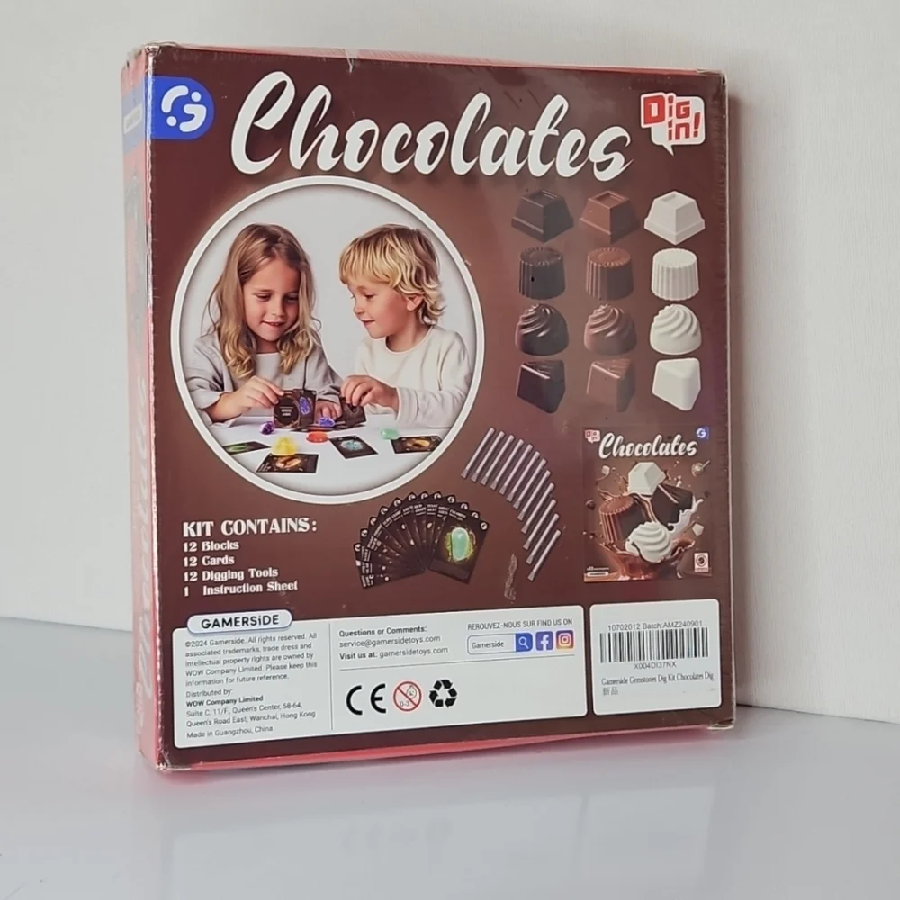 Chocolate Party Game Set - Brown and White